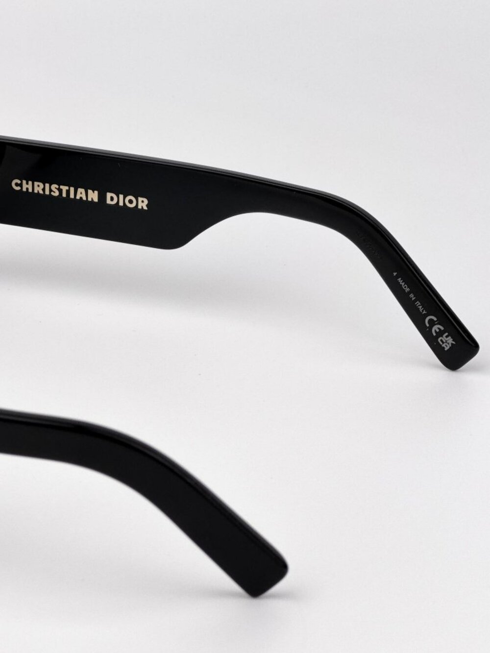 Dior CD Diamond S7I Sunglasses – Black Cat Eye with Grey Lenses (10A0) - Picture 7 of 12